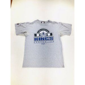 CCM Center Ice NHL Los Angeles Kings Hockey Graphic Men's Grey T-Shirt Large